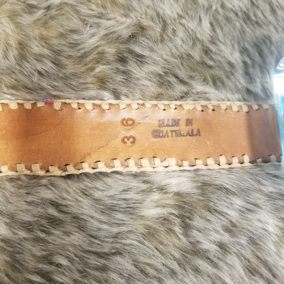 Australian Multicolour leather belt. - Picture 4 of 4